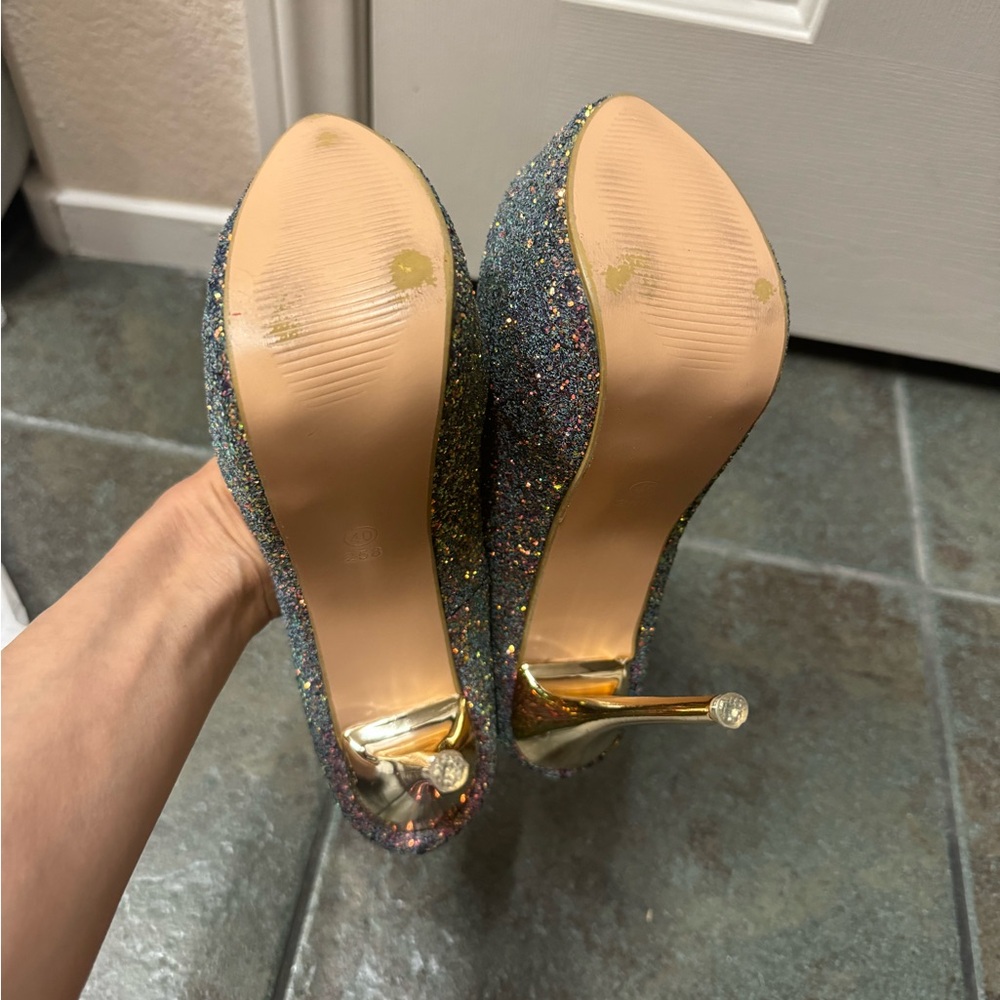 Glitter Heels US8 - Picture 10 of 14